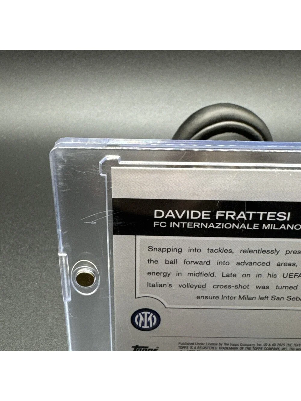 Davide Frattesi Topps Chrome No. 195 - 2025 with Protector